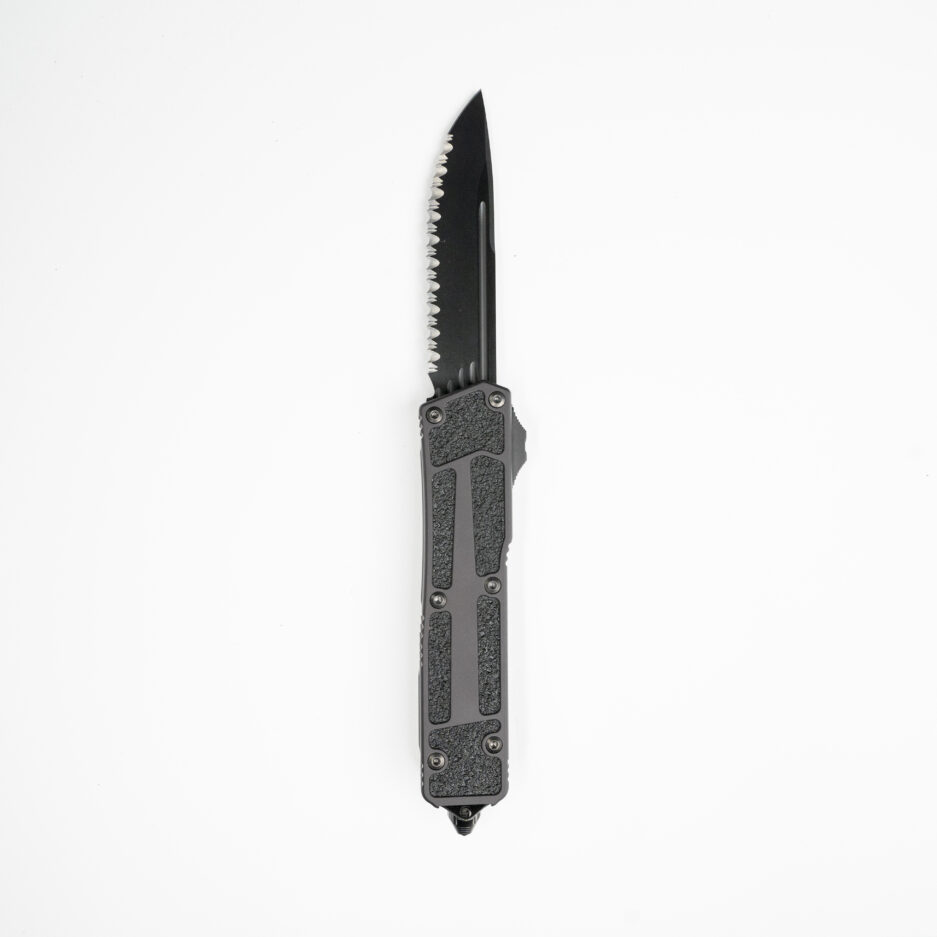 Microtech Scarab Shadow Gen2 DLC – OTF დანა სრულად Serrated პირით