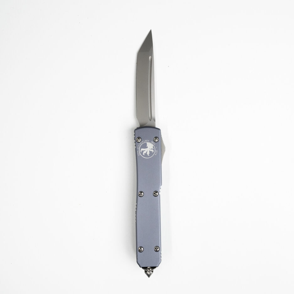 Microtech Ultratech Flat Body 20th Anniversary – სპეციალური ედიცია Bead Blast Standard Tanto პირით
